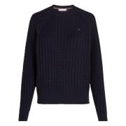 Woestijnhemel Sweater Tommy Hilfiger , Black , Dames