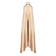 Gouden Reflectie Dramatische Elegante Jurk Rinascimento , Beige , Dame...