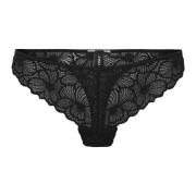 Elegante Kant String Pakket Only , Black , Dames