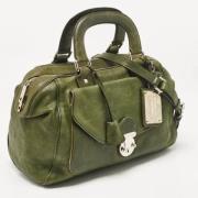 Pre-owned Leather handbags Dolce & Gabbana Pre-owned , Green , Dames