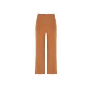 Wijde Broek Herfst Winter 2024/25 Rinascimento , Brown , Dames