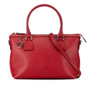 Pre-owned Leather gucci-bags Gucci Vintage , Red , Dames