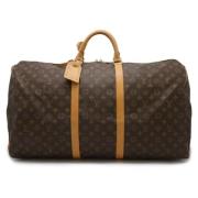 Pre-owned Canvas handbags Louis Vuitton Vintage , Brown , Dames