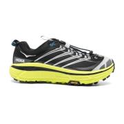 Zwarte Mesh Panel Sneakers Hoka One One , Multicolor , Heren