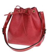 Pre-owned Leather shoulder-bags Louis Vuitton Vintage , Red , Dames