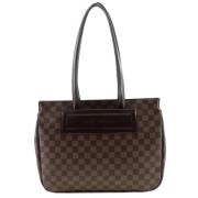 Pre-owned Canvas handbags Louis Vuitton Vintage , Brown , Dames