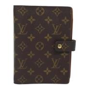 Pre-owned Canvas home-office Louis Vuitton Vintage , Brown , Dames