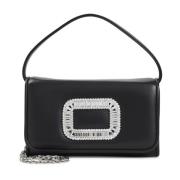 Zwarte Micro Tas Roger Vivier , Black , Dames