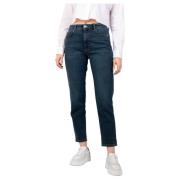 Boyfriend Denim Blauwe Jeans Sportmax , Blue , Dames