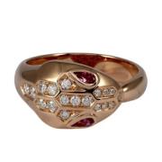 Pre-owned Rose Gold rings Bvlgari Vintage , Yellow , Dames