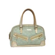 Pre-owned Canvas handbags Gucci Vintage , Blue , Dames