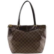 Pre-owned Canvas shoulder-bags Louis Vuitton Vintage , Brown , Dames