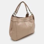 Pre-owned Leather shoulder-bags Coach Pre-owned , Beige , Dames