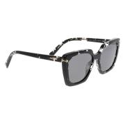 Stijlvolle zonnebril voor modieuze looks Prada , Black , Dames