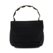 Pre-owned Canvas handbags Salvatore Ferragamo Pre-owned , Black , Dame...