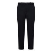 Zwarte Slim Fit Broek Polo Ralph Lauren , Black , Dames