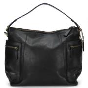 Pre-owned Leather shoulder-bags Coach Pre-owned , Black , Dames