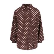 Bruine Camicia Mod 5483 Shirt Aspesi , Brown , Dames