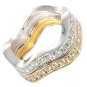 Pre-owned Metal rings Cartier Vintage , Yellow , Dames