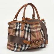 Pre-owned Canvas totes Burberry Vintage , Beige , Dames