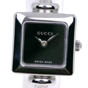 Pre-owned Metal watches Gucci Vintage , Black , Dames