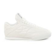 Witte Leren Sneakers met Interne Wig Chloé , White , Dames