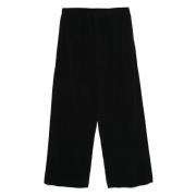 Zwarte Geplooide September Broek Issey Miyake , Black , Heren