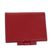 Pre-owned Leather home-office Hermès Vintage , Red , Dames