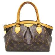 Pre-owned Canvas handbags Louis Vuitton Vintage , Brown , Dames