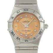 Pre-owned Metal watches Omega Vintage , Orange , Dames