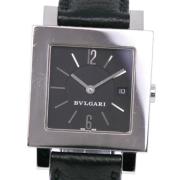 Pre-owned Metal watches Bvlgari Vintage , Black , Heren