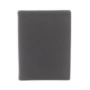 Pre-owned Leather wallets Hermès Vintage , Black , Dames