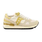 Stijlvolle Sneakers met Rubberen Zool Saucony , Beige , Dames