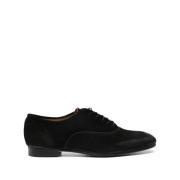 Zwarte Suède Veterschoenen Pedro García , Black , Dames