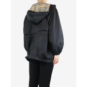 Pre-owned Polyester outerwear Burberry Vintage , Black , Dames