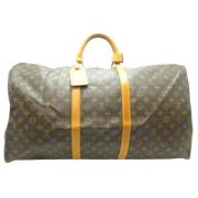 Pre-owned Canvas handbags Louis Vuitton Vintage , Brown , Dames