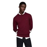 Bordeaux Sweater Tommy Hilfiger , Red , Heren