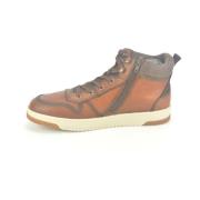 Sportieve Cognac Flessehals Sneakers Rieker , Brown , Heren