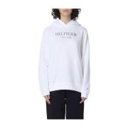 Geborduurd Logo Dames Sweatshirt Casual Stijl Tommy Hilfiger , White ,...