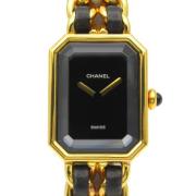 Pre-owned Metal watches Chanel Vintage , Black , Dames