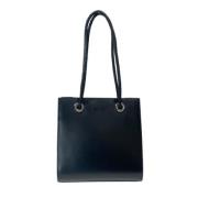 Pre-owned Leather handbags Cartier Vintage , Black , Dames