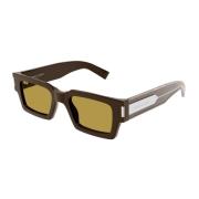 SL 572 007 Sunglasses Saint Laurent , Brown , Heren