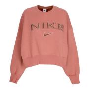 Fleece Crewneck Sweatshirt Nike , Pink , Dames