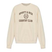 Sweatshirt uit de Ivy League-collectie Sporty & Rich , Beige , Unisex