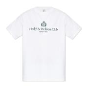 T-shirt uit de H&W Crest-collectie Sporty & Rich , White , Unisex