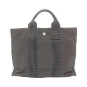 Pre-owned Canvas totes Hermès Vintage , Brown , Dames