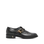 Derby Klassieke Blauwe Leren Schoenen Billionaire , Black , Heren