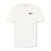 T-shirt Boyfriend Rag & Bone , White , Dames