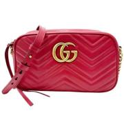 Pre-owned Leather gucci-bags Gucci Vintage , Pink , Dames