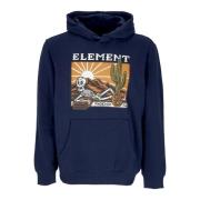 Navy Hoodie met kangoeroezak Element , Blue , Heren